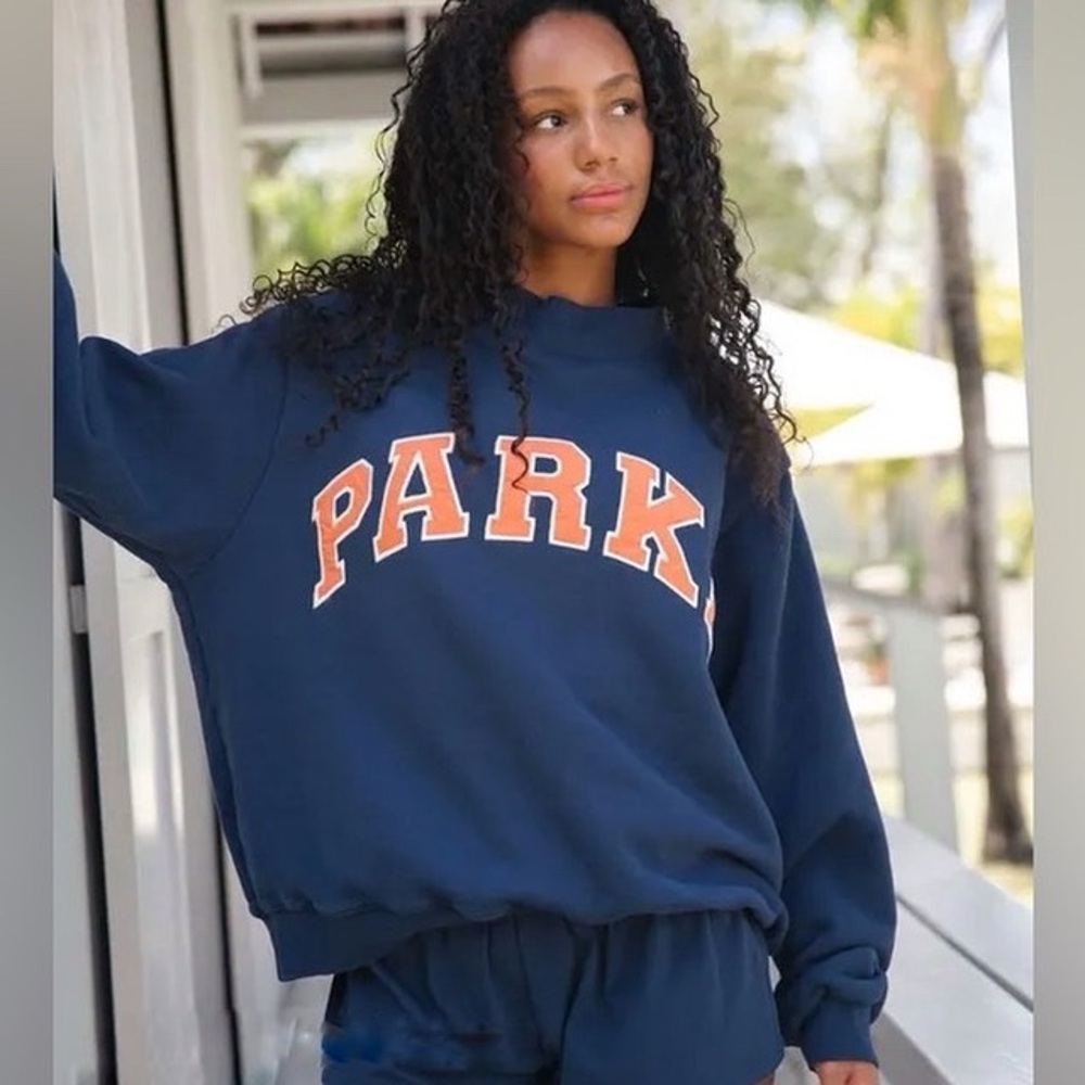 PARKE Navy Sweatshirt for Women